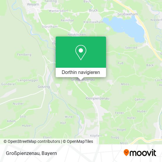 Großpienzenau Karte