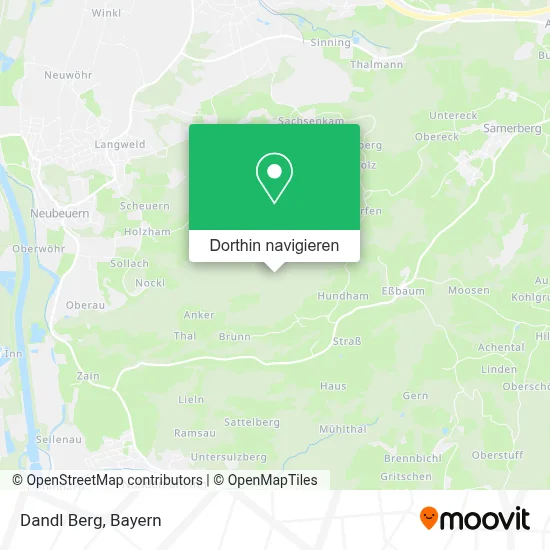 Dandl Berg Karte