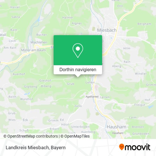 Landkreis Miesbach Karte