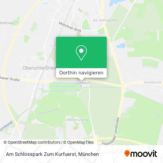 Am Schlosspark Zum Kurfuerst Karte