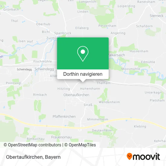 Obertaufkirchen Karte
