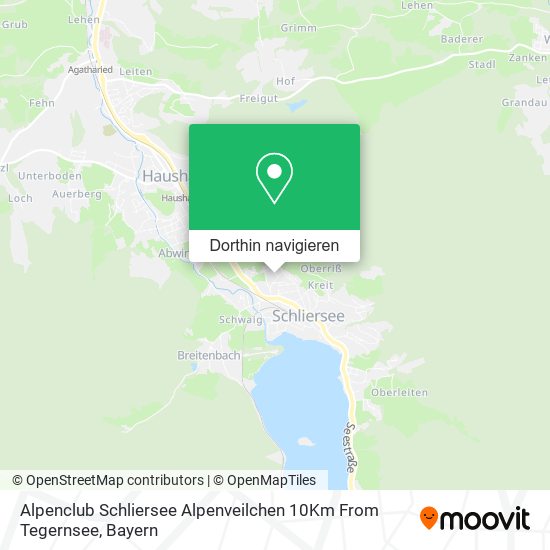 Alpenclub Schliersee Alpenveilchen 10Km From Tegernsee Karte