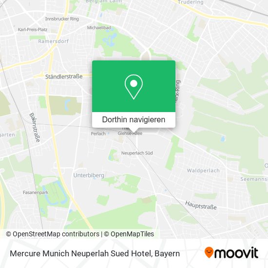 Mercure Munich Neuperlah Sued Hotel Karte