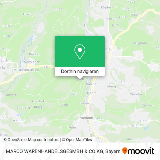 MARCO WARENHANDELSGESMBH & CO KG Karte