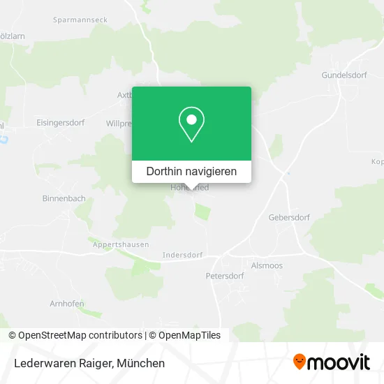 Lederwaren Raiger Karte