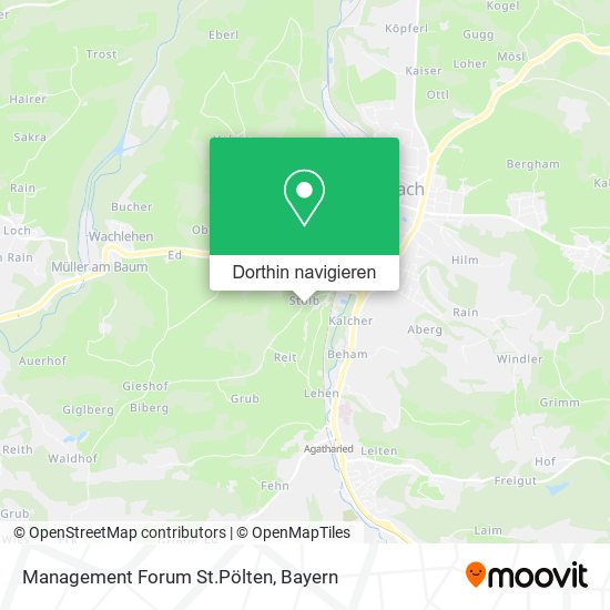 Management Forum St.Pölten Karte