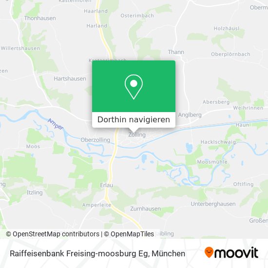 Raiffeisenbank Freising-moosburg Eg Karte