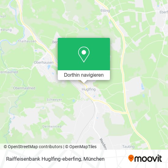 Raiffeisenbank Huglfing-eberfing Karte