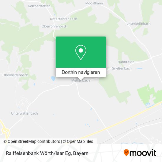 Raiffeisenbank Wörth/isar Eg Karte