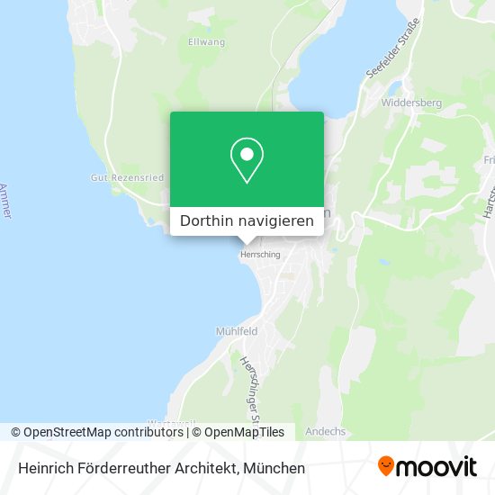Heinrich Förderreuther Architekt Karte
