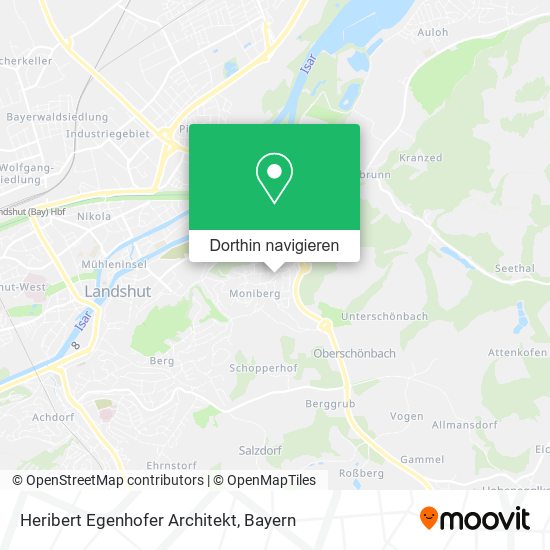 Heribert Egenhofer Architekt Karte