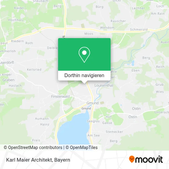 Karl Maier Architekt Karte