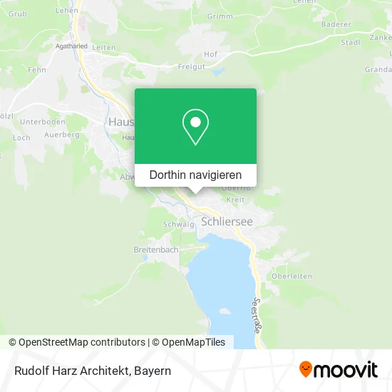 Rudolf Harz Architekt Karte