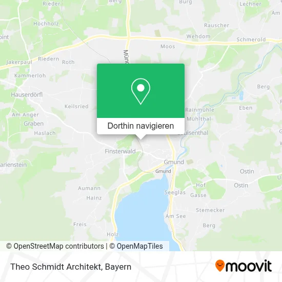 Theo Schmidt Architekt Karte