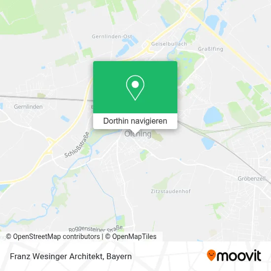 Franz Wesinger Architekt Karte