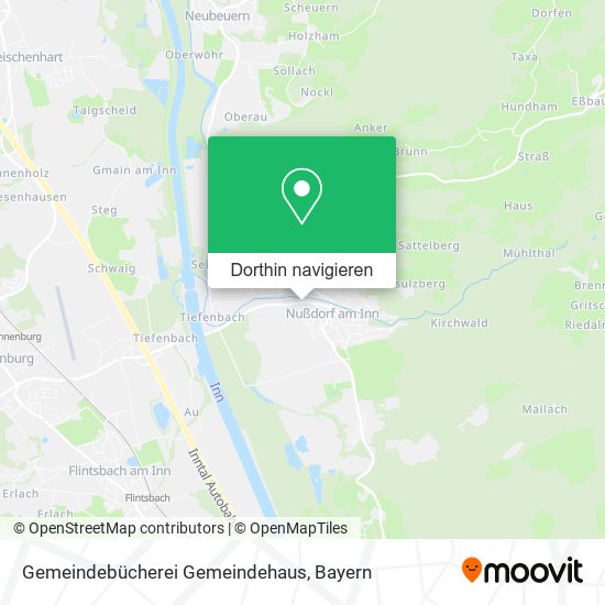 Gemeindebücherei Gemeindehaus Karte