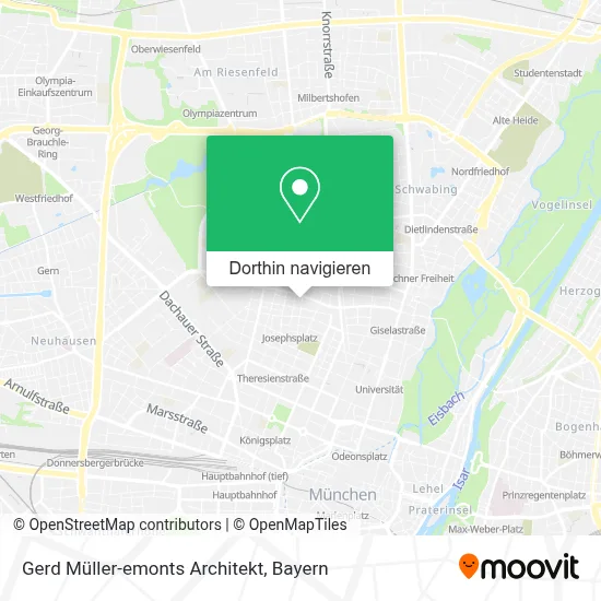 Gerd Müller-emonts Architekt Karte