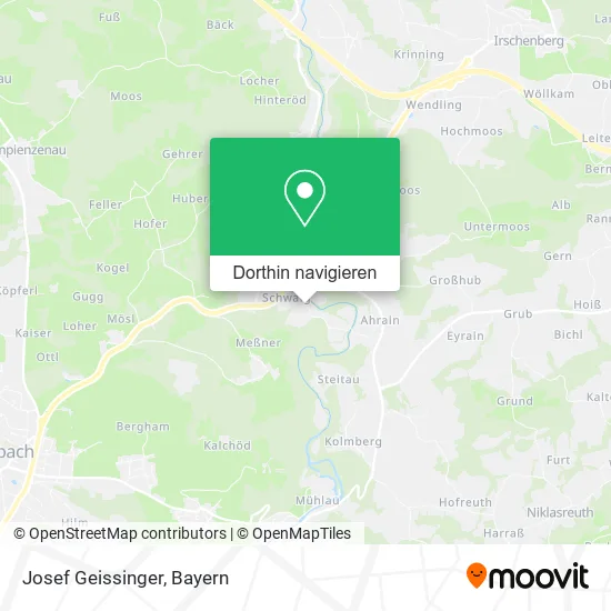 Josef Geissinger Karte