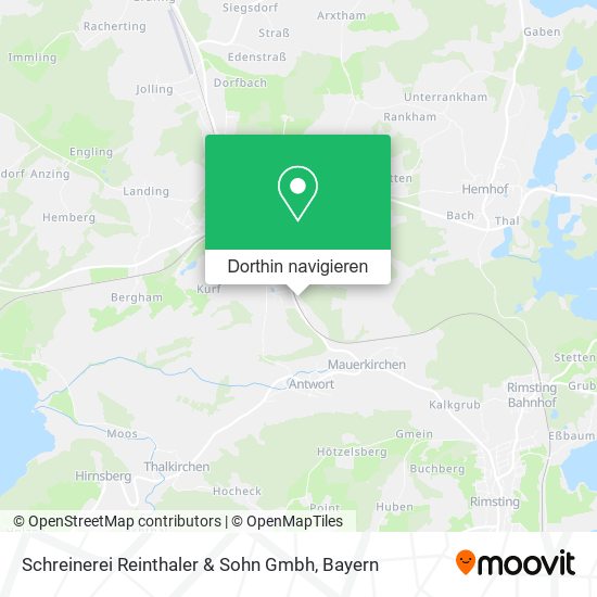 Schreinerei Reinthaler & Sohn Gmbh Karte