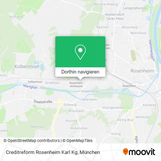 Creditreform Rosenheim Karl Kg Karte