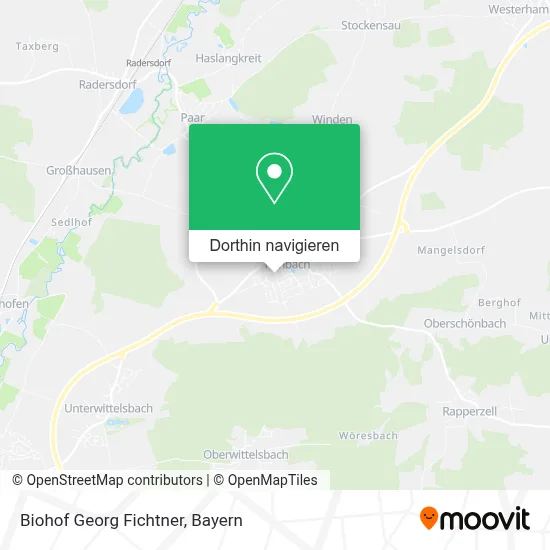 Biohof Georg Fichtner Karte