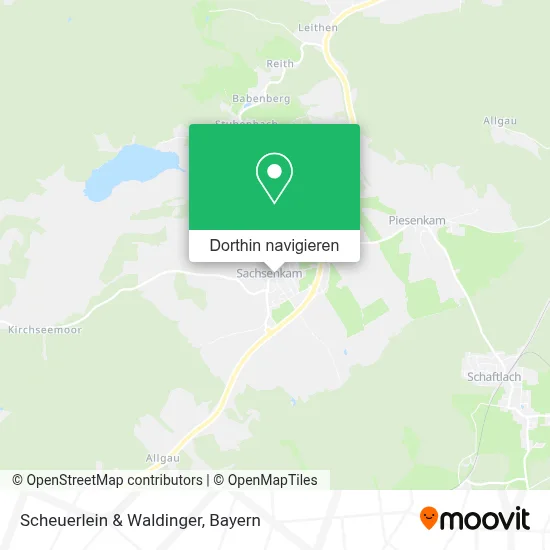 Scheuerlein & Waldinger Karte