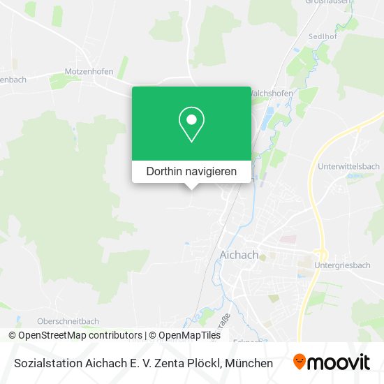Sozialstation Aichach E. V. Zenta Plöckl Karte