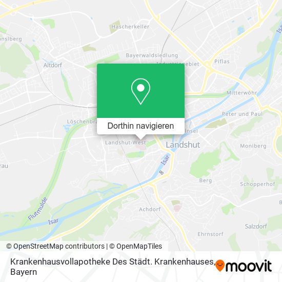 Krankenhausvollapotheke Des Städt. Krankenhauses Karte