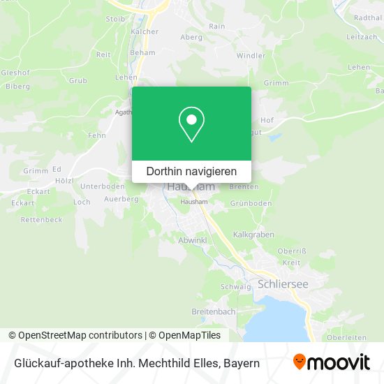 Glückauf-apotheke Inh. Mechthild Elles Karte