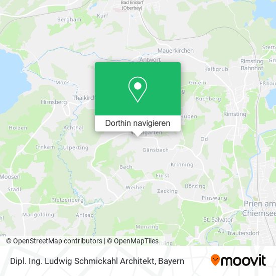 Dipl. Ing. Ludwig Schmickahl Architekt Karte