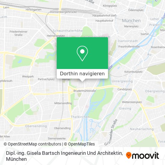 Dipl.-ing. Gisela Bartsch Ingenieurin Und Architektin Karte