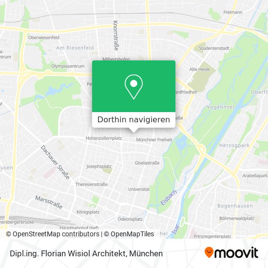 Dipl.ing. Florian Wisiol Architekt Karte