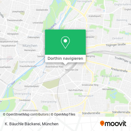 K. Bäuchle Bäckerei Karte