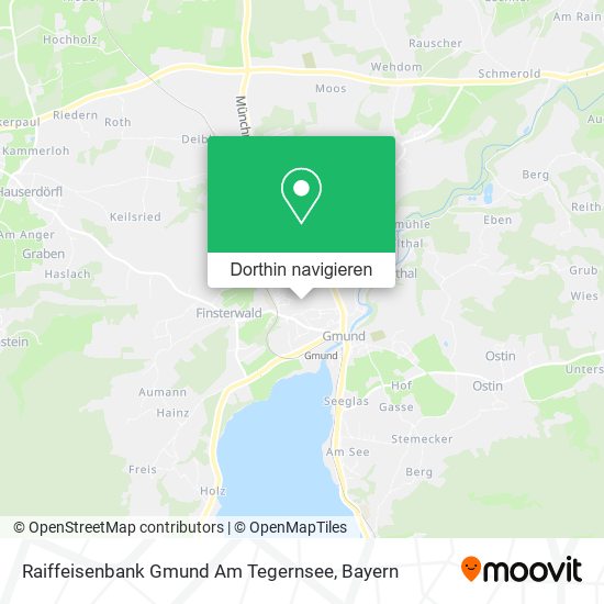 Raiffeisenbank Gmund Am Tegernsee Karte