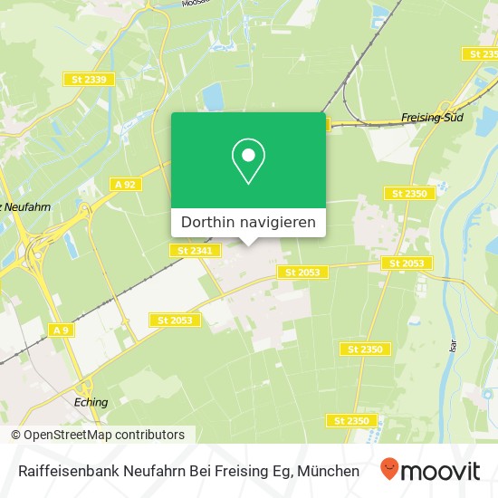 Raiffeisenbank Neufahrn Bei Freising Eg Karte