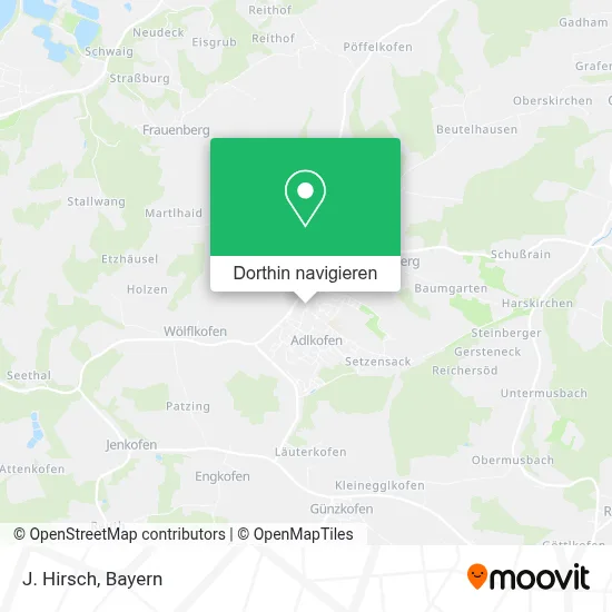 J. Hirsch Karte