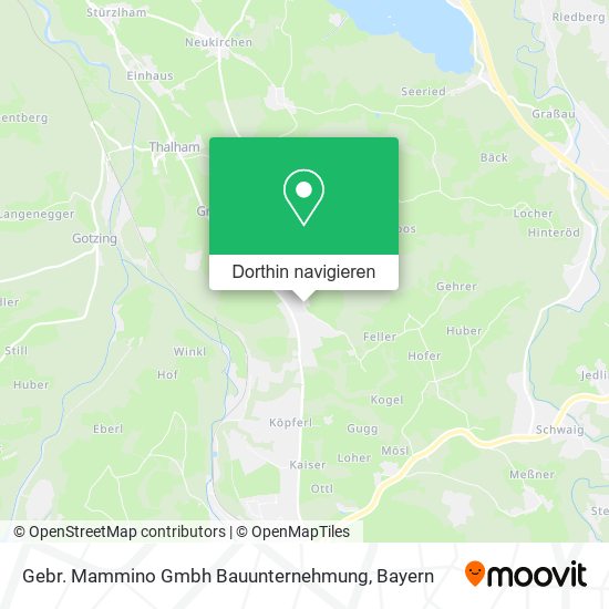 Gebr. Mammino Gmbh Bauunternehmung Karte