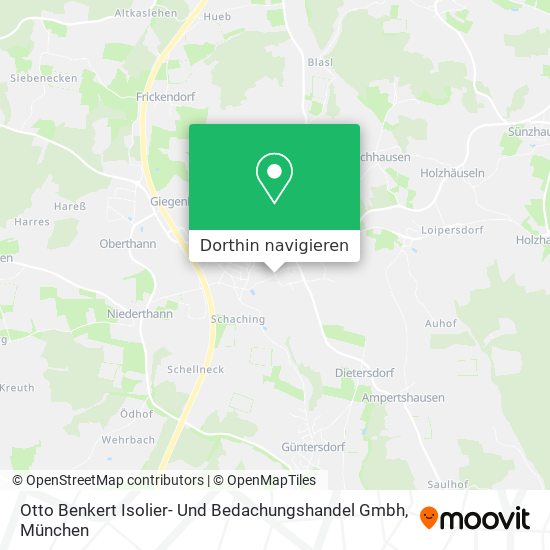 Otto Benkert Isolier- Und Bedachungshandel Gmbh Karte
