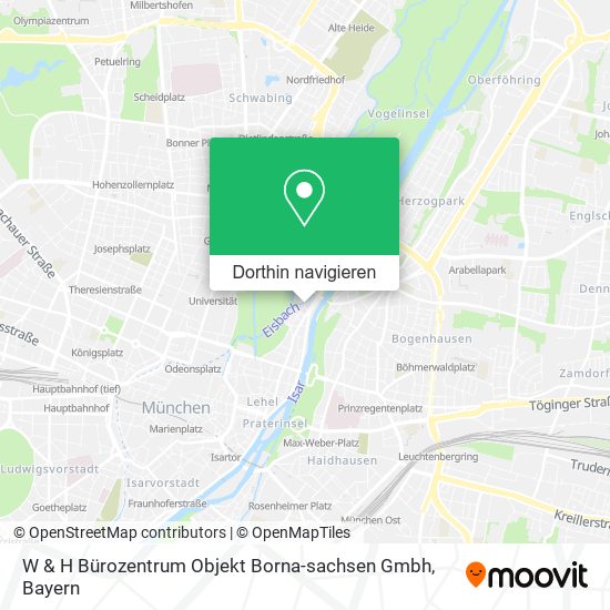 W & H Bürozentrum Objekt Borna-sachsen Gmbh Karte