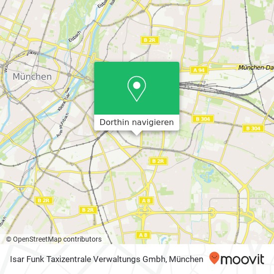 Isar Funk Taxizentrale Verwaltungs Gmbh Karte