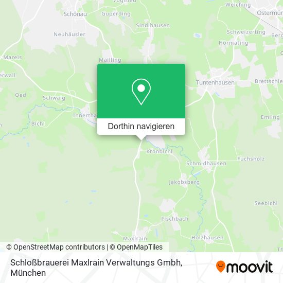 Schloßbrauerei Maxlrain Verwaltungs Gmbh Karte