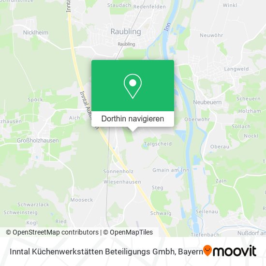 Inntal Küchenwerkstätten Beteiligungs Gmbh Karte