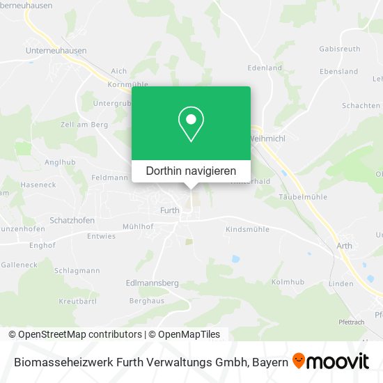 Biomasseheizwerk Furth Verwaltungs Gmbh Karte