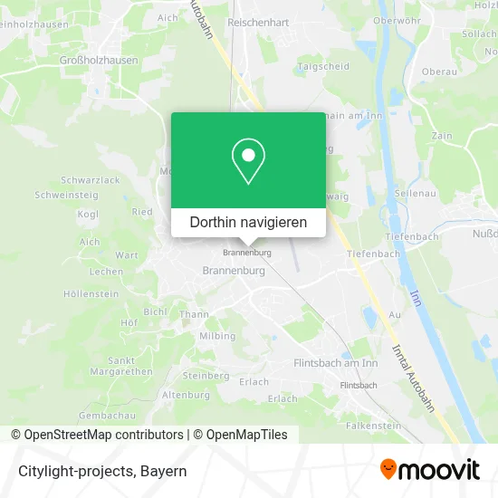 Citylight-projects Karte