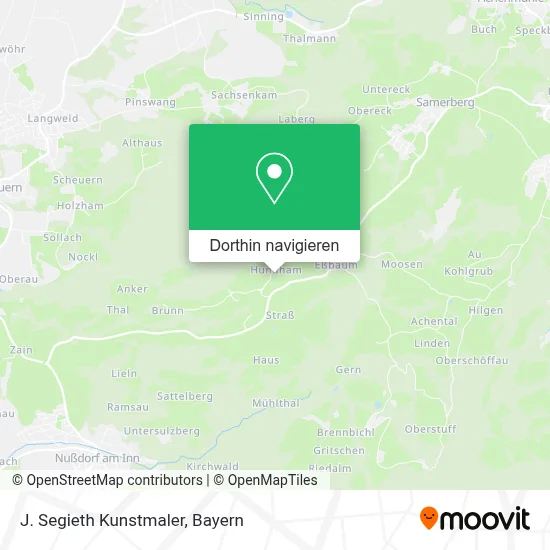 J. Segieth Kunstmaler Karte