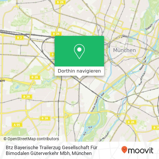 Btz Bayerische Trailerzug Gesellschaft Für Bimodalen Güterverkehr Mbh Karte
