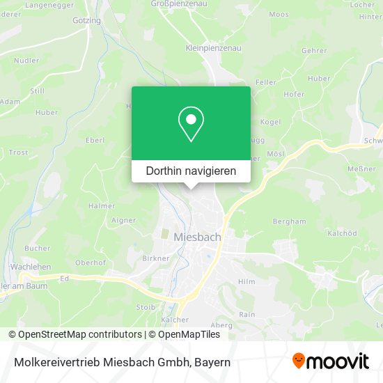 Molkereivertrieb Miesbach Gmbh Karte