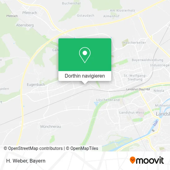H. Weber Karte