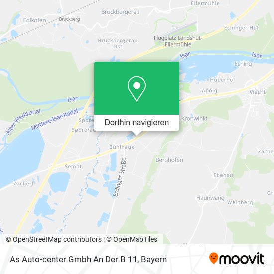 As Auto-center Gmbh An Der B 11 Karte