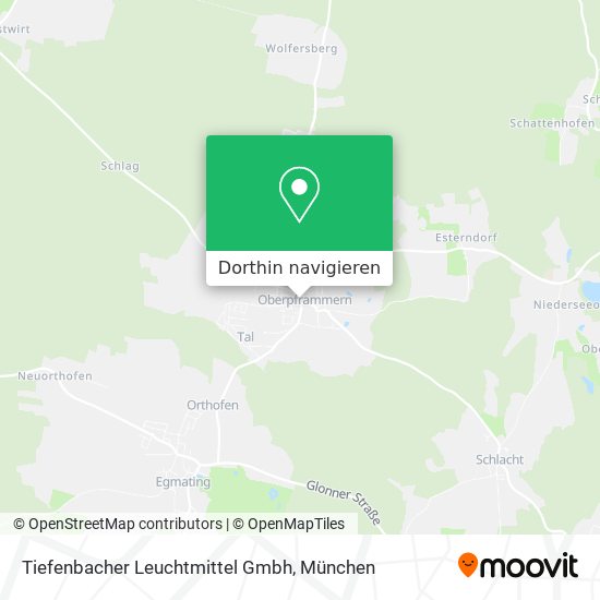 Tiefenbacher Leuchtmittel Gmbh Karte